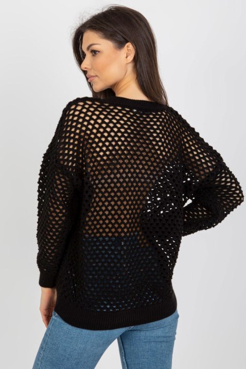 Sweter Damski Model BA-SW-9006.38P Black - Badu Badu Sweter Damski Model BA-SW-9006.38P Black - Badu Badu