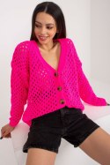 Sweter Damski Model BA-SW-9009.26P Fluo Pink - Badu Badu Sweter Damski Model BA-SW-9009.26P Fluo Pink - Badu Badu
