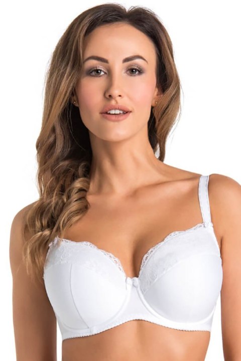 Biustonosz push up Biustonosz Usztywniany Model Marte 202 White - Teyli Teyli Biustonosz push up Biustonosz Usztywniany Model Marte 202 White - Teyli Teyli