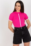 Bluzka Model BA-BZ-1456.72P Dark Pink - Badu Badu Bluzka Model BA-BZ-1456.72P Dark Pink - Badu Badu