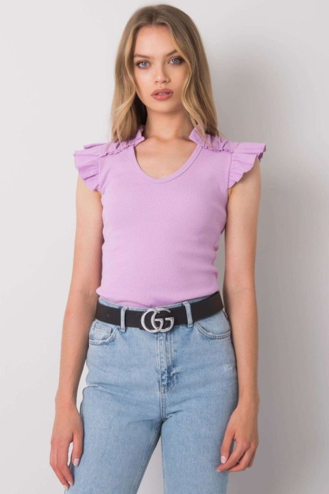 Bluzka Model CA-BZ-5791.12P Light Violet - Calben Calben Bluzka Model CA-BZ-5791.12P Light Violet - Calben Calben