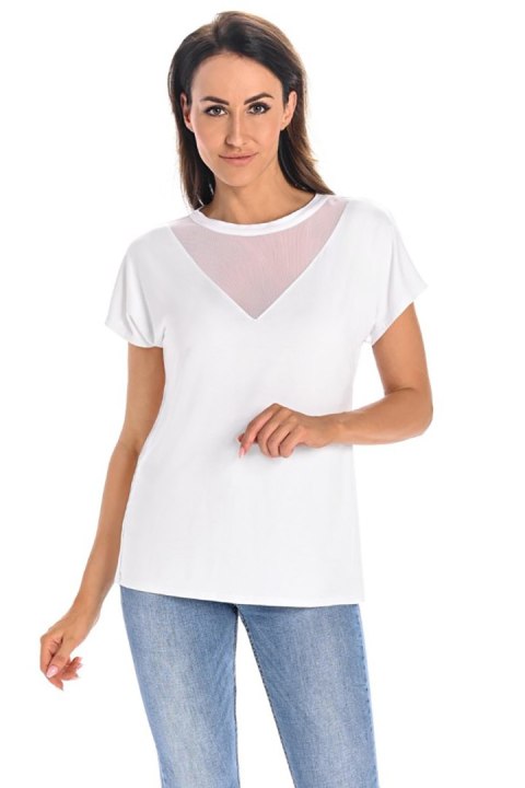 Bluzka Model Cora 219201 White - Teyli Teyli Bluzka Model Cora 219201 White - Teyli Teyli