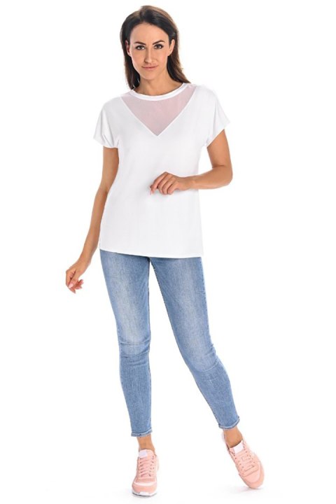 Bluzka Model Cora 219201 White - Teyli Teyli Bluzka Model Cora 219201 White - Teyli Teyli