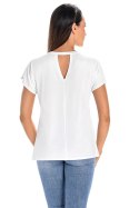 Bluzka Model Cora 219201 White - Teyli Teyli Bluzka Model Cora 219201 White - Teyli Teyli