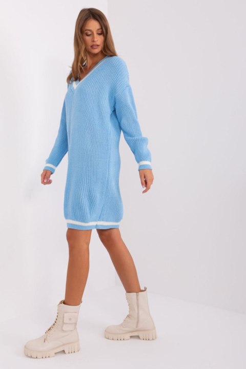 Sukienka Model BA-SK-8023-1.29X Light Blue - Badu Badu Sukienka Model BA-SK-8023-1.29X Light Blue - Badu Badu