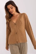 Sweter Damski Model BA-SW-0252.61P Camel - Badu Badu Sweter Damski Model BA-SW-0252.61P Camel - Badu Badu