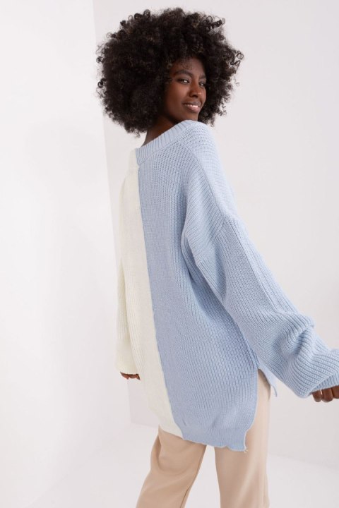 Sweter Damski Model BA-SW-0655.85P Ecru - Badu Badu Sweter Damski Model BA-SW-0655.85P Ecru - Badu Badu