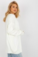 Sweter Damski Model BA-SW-10175.06X Ecru - Badu Badu Sweter Damski Model BA-SW-10175.06X Ecru - Badu Badu