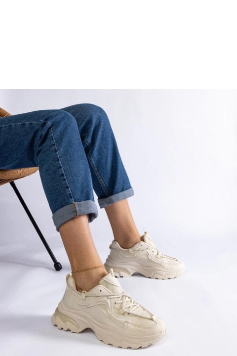 Beżowe sneakersy sportowe damskie Urena - Solea Solea Beżowe sneakersy sportowe damskie Urena - Solea Solea