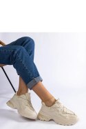 Beżowe sneakersy sportowe damskie Urena - Solea Solea