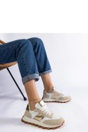 Beżowe sneakersy z widocznym protektorem Restia - Solea Solea