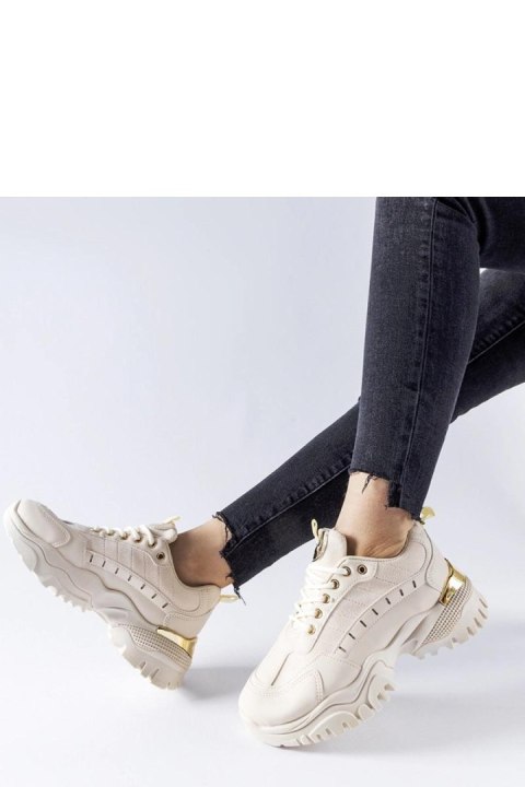Beżowe sportowe sneakersy Laudes - Solea Solea Beżowe sportowe sneakersy Laudes - Solea Solea