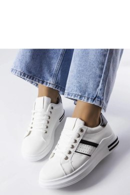 Białe sneakersy na platformie Lanoie - Solea Solea