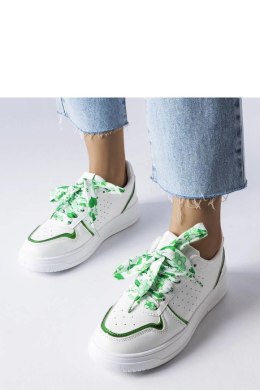 Białe sneakersy wiązane wstążką Pryor - Solea Solea