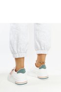 Białe sneakersy z zielonymi wstawkami Anaunia - Solea Solea Białe sneakersy z zielonymi wstawkami Anaunia - Solea Solea