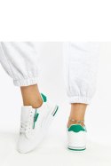 Białe sneakersy z zielonymi wstawkami Anaunia - Solea Solea Białe sneakersy z zielonymi wstawkami Anaunia - Solea Solea