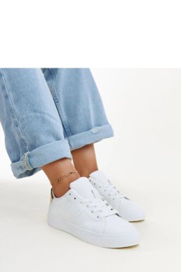 Biało-złote sneakersy Akila - Solea Solea