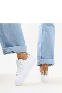 Biało-złote sneakersy Akila - Solea Solea Biało-złote sneakersy Akila - Solea Solea