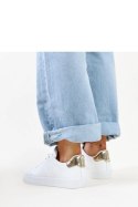 Biało-złote sneakersy Akila - Solea Solea Biało-złote sneakersy Akila - Solea Solea