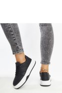 Czarne sneakersy na grubszej podeszwie Rafida - Solea Solea Czarne sneakersy na grubszej podeszwie Rafida - Solea Solea