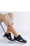 Czarne sneakersy na masywnej podeszwie Torreza - Solea Solea Czarne sneakersy na masywnej podeszwie Torreza - Solea Solea