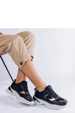 Czarne sneakersy na masywnej podeszwie Torreza - Solea Solea