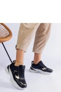 Czarne sneakersy na masywnej podeszwie Torreza - Solea Solea Czarne sneakersy na masywnej podeszwie Torreza - Solea Solea