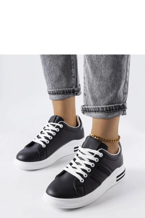 Czarne sneakersy na platformie Lanoie - Solea Solea Czarne sneakersy na platformie Lanoie - Solea Solea