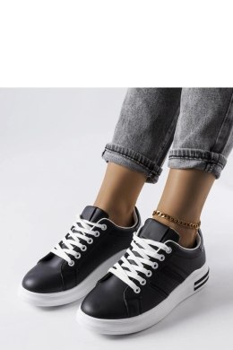Czarne sneakersy na platformie Lanoie - Solea Solea