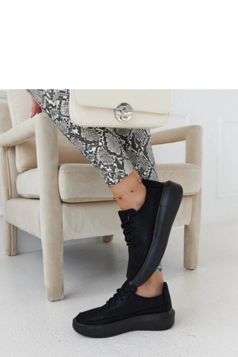 Czarne sneakersy na platformie Lori - Solea Solea Czarne sneakersy na platformie Lori - Solea Solea