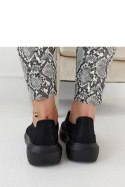 Czarne sneakersy na platformie Lori - Solea Solea