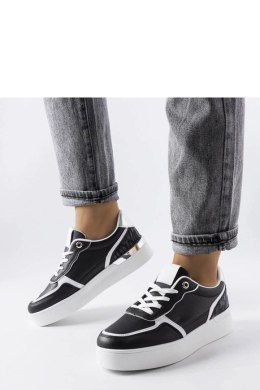 Czarne sneakersy na platformie Tooele - Solea Solea