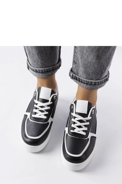 Czarne sneakersy na platformie Tooele - Solea Solea Czarne sneakersy na platformie Tooele - Solea Solea