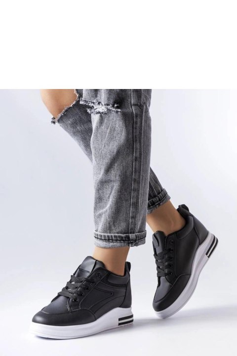 Czarne sneakersy z brokatem Bonevil - Solea Solea Czarne sneakersy z brokatem Bonevil - Solea Solea