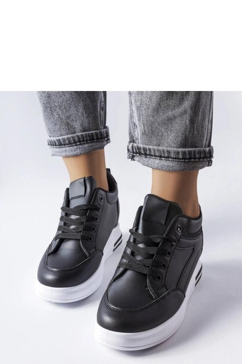 Czarne sneakersy z brokatem Bonevil - Solea Solea Czarne sneakersy z brokatem Bonevil - Solea Solea