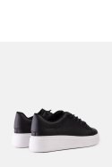 Czarne sneakersy z efektownym zdobieniem Asmait - Solea Solea