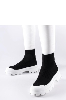 Czarne sneakersy z elastyczną cholewką Varden - Solea Solea