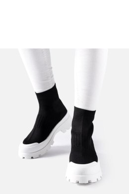 Czarne sneakersy z elastyczną cholewką Varden - Solea Solea