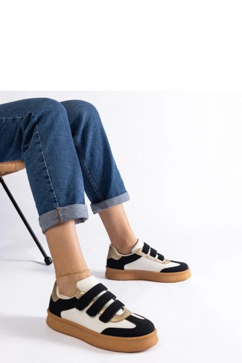 Czarne sneakersy zapinane na rzepy Mena - Solea Solea Czarne sneakersy zapinane na rzepy Mena - Solea Solea