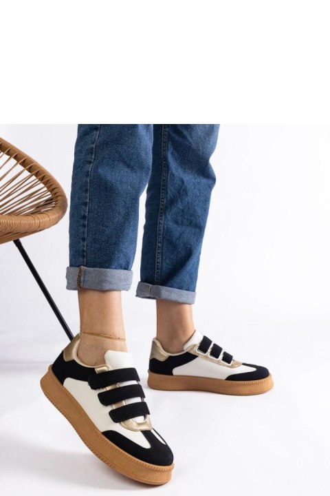 Czarne sneakersy zapinane na rzepy Mena - Solea Solea Czarne sneakersy zapinane na rzepy Mena - Solea Solea