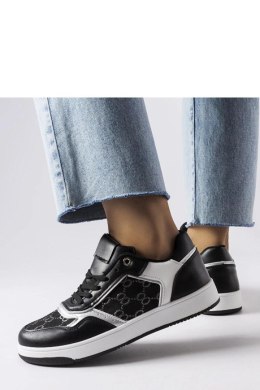 Czarne sneakersy zdobione monogramem Isidora - Solea Solea