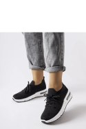 Czarne sneakersy zdobione połyskującą nitką Randolph - Solea Solea Czarne sneakersy zdobione połyskującą nitką Randolph - Solea Solea