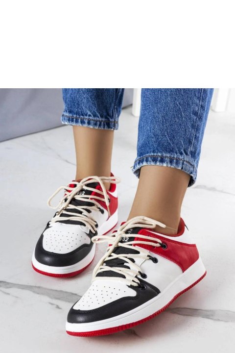 Czarno-czerwone retro sneakersy Shari - Solea Solea Czarno-czerwone retro sneakersy Shari - Solea Solea