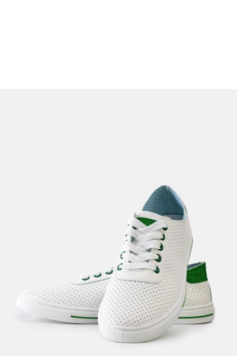 Białe perforowane sneakersy Ruala - Solea Solea Białe perforowane sneakersy Ruala - Solea Solea