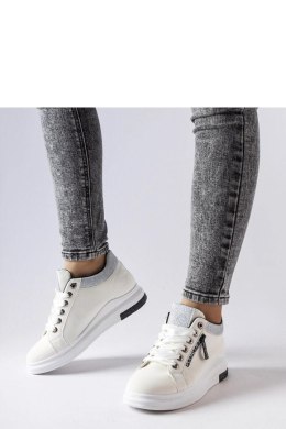 Białe sneakersy na koturnie Birmingham - Solea Solea