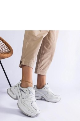 Białe sneakersy na masywnej podeszwie Adoma - Solea Solea