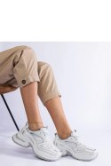 Białe sneakersy na masywnej podeszwie Adoma - Solea Solea Białe sneakersy na masywnej podeszwie Adoma - Solea Solea