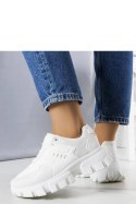 Białe sneakersy na masywnej podeszwie Inez - Solea Solea Białe sneakersy na masywnej podeszwie Inez - Solea Solea
