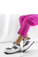 Białe sneakersy na wysokiej podeszwie Valpara - Solea Solea Białe sneakersy na wysokiej podeszwie Valpara - Solea Solea