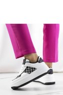 Białe sneakersy na wysokiej podeszwie Valpara - Solea Solea Białe sneakersy na wysokiej podeszwie Valpara - Solea Solea
